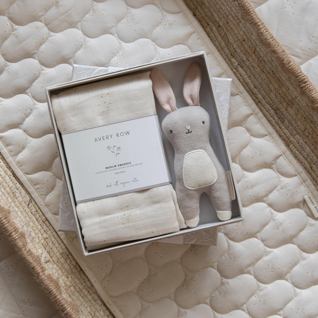 Avery Row Swaddle & Cuddle Gift Set - Chamomile