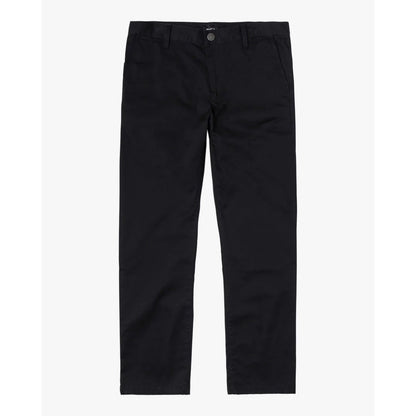 RVCA - WEEKEND STRETCH STRAIGHT FIT PANT | BLACK