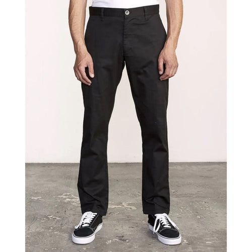 RVCA - WEEKEND STRETCH STRAIGHT FIT PANT | BLACK