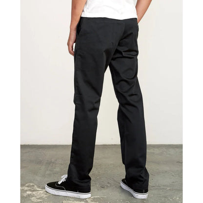 RVCA - WEEKEND STRETCH STRAIGHT FIT PANT | BLACK