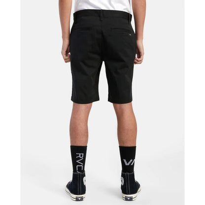 RVCA - WEEKEND STRETCH CHINO SHORT | BLACK