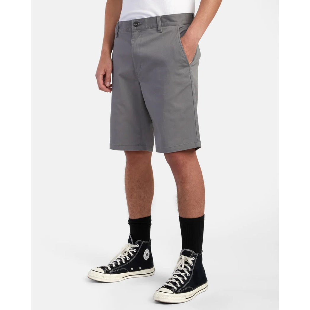 RVCA - WEEKEND STRETCH CHINO SHORT | SMOKE