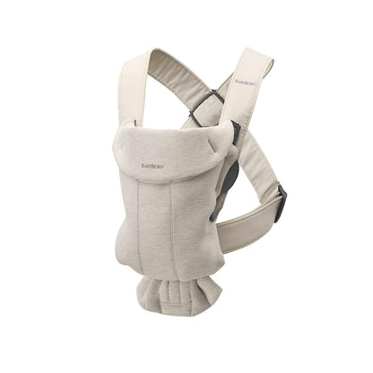 BabyBjörn Baby Carrier Mini - 3D Jersey - Light Beige
