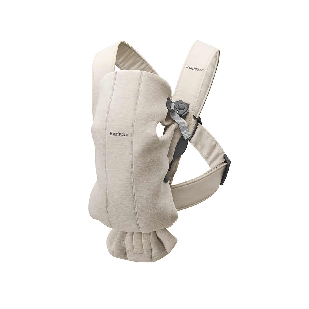 BabyBjörn Baby Carrier Mini - 3D Jersey - Light Beige