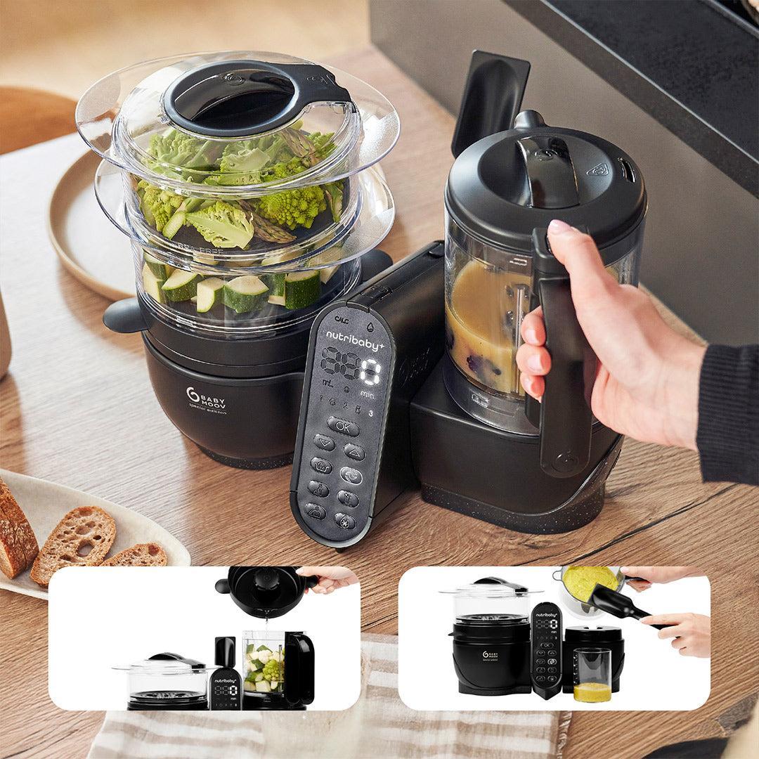 Babymoov Nutribaby (+) XL Black Edition 6 in 1 - Black