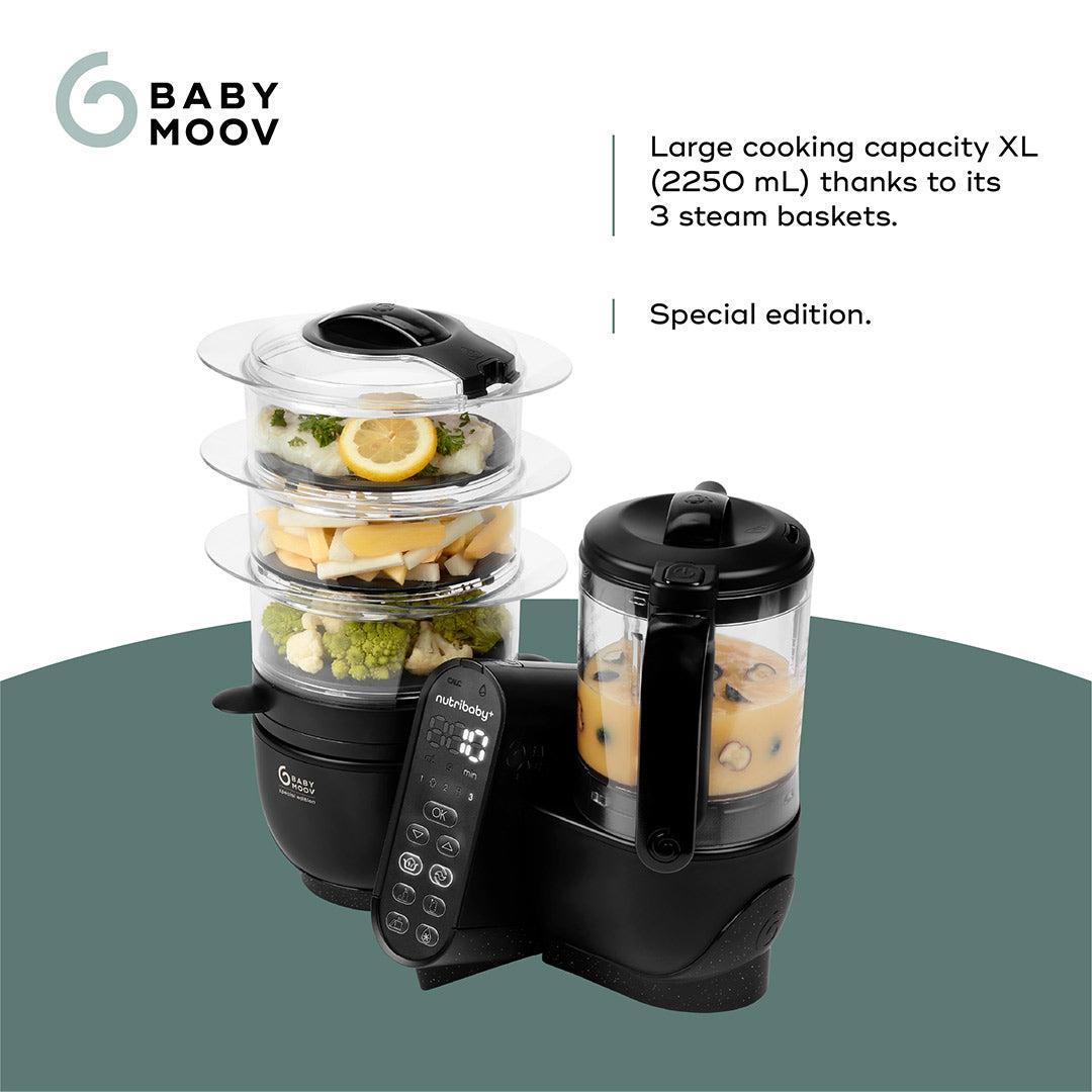 Babymoov Nutribaby (+) XL Black Edition 6 in 1 - Black