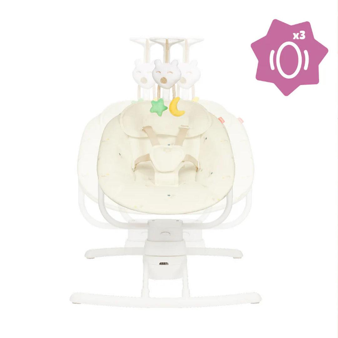Badabulle Lateral Swing With Remote - Cream