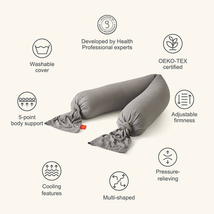 bbhugme Pregnancy Pillow - Stone