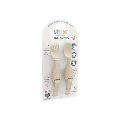 Bibado Handi No Drop Baby Cutlery - Fawn