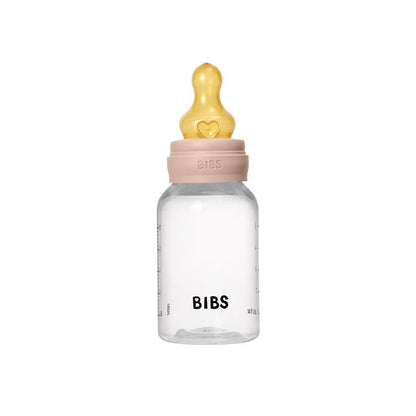 BIBS Medium Flow Baby Bottle Latex 1 Pack - Blush