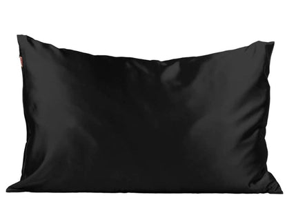 Satin Pillowcase in Charcoal/Ivory/Black