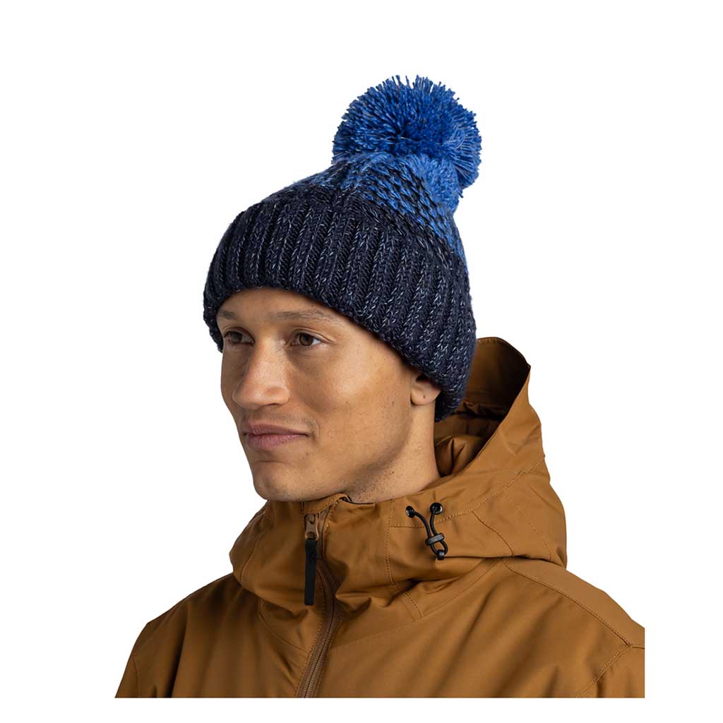 Akna Knitted Beanie & Fleece Band
