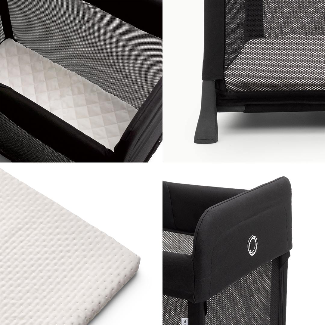 Bugaboo Stardust Travel Cot - Black