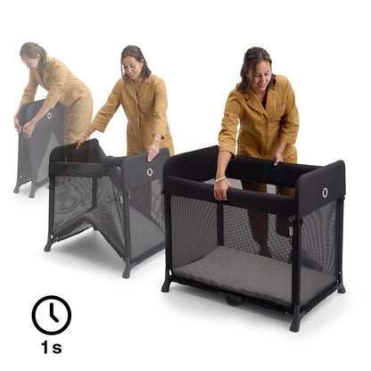 Bugaboo Stardust Travel Cot - Black