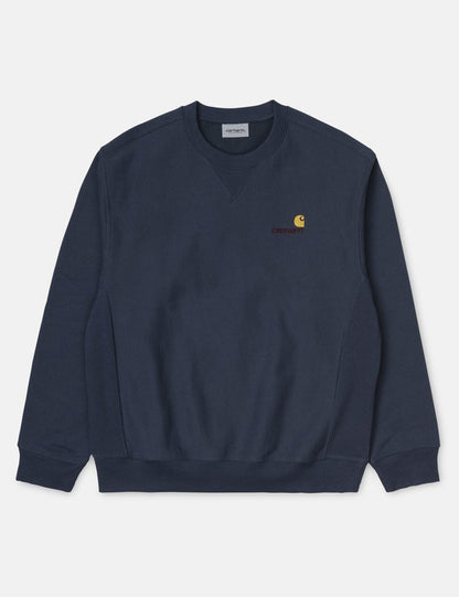 Carhartt-WIP American Script Sweatshirt - Blue