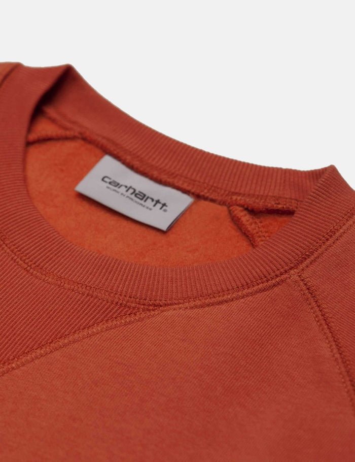 Carhartt-WIP Chase Sweatshirt - Brick Orange