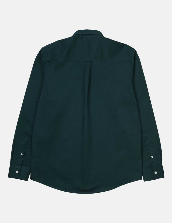 Carhartt-WIP Madison Shirt - Dark Fir Green / Merlot Red