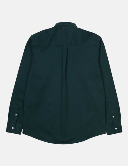 Carhartt-WIP Madison Shirt - Dark Fir Green / Merlot Red