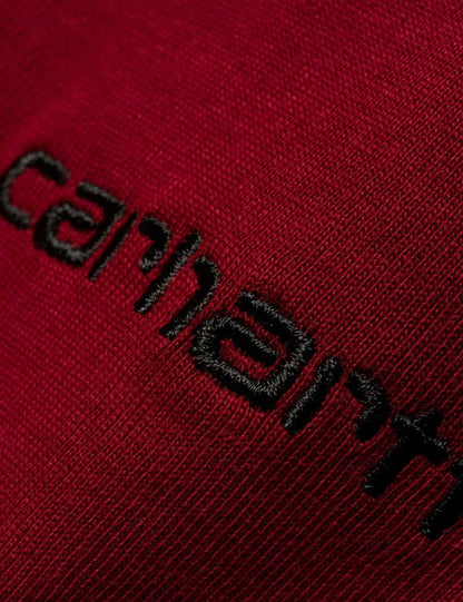 Carhartt-WIP Script Embroidery T-Shirt - Mulberry