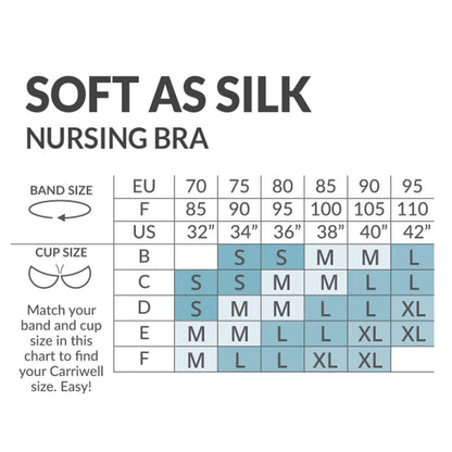 Carriwell Soft As Silk Nursing Bra  - Black