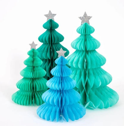 Rainbow Forest Honeycomb Decorations