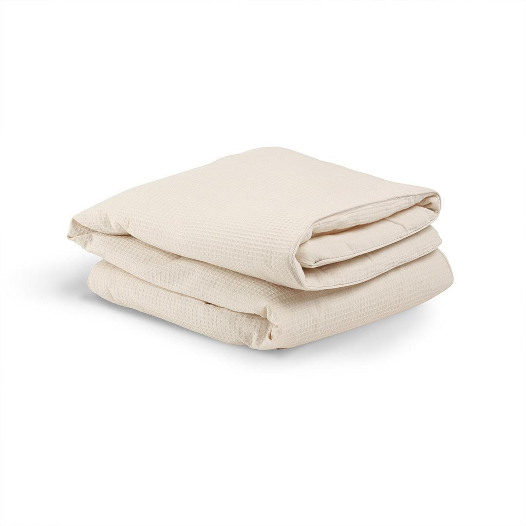 CuddleCo 4pc Cot Bed Bedding Set - Cashmere Waffle