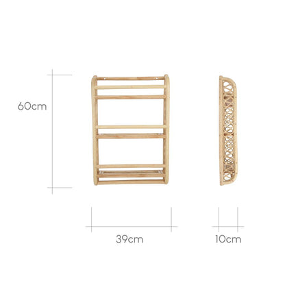 CuddleCo Aria Bookshelf - Rattan