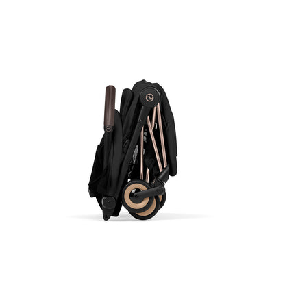 CYBEX Coya Comfort Compact Stroller - Sepia Black/Rose Gold