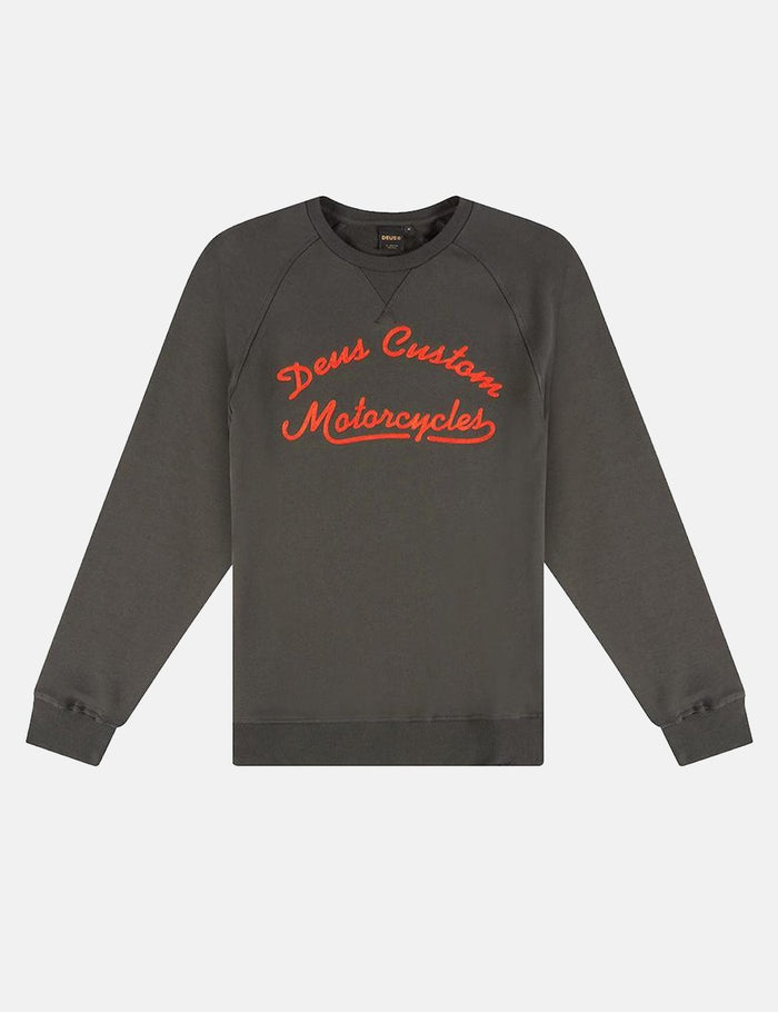 Deus Ex Machina Station Sweatshirt - Beluga Green