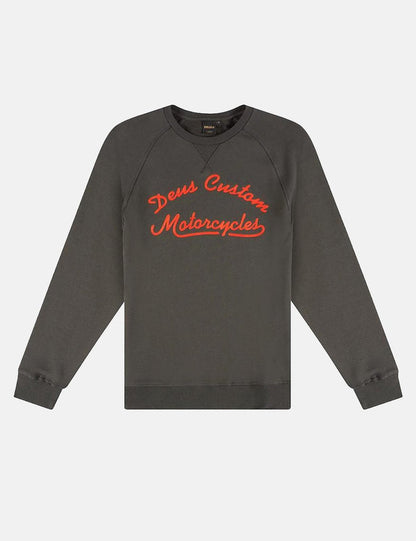 Deus Ex Machina Station Sweatshirt - Beluga Green