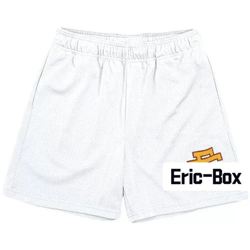 White Gold Basic Mesh Shorts