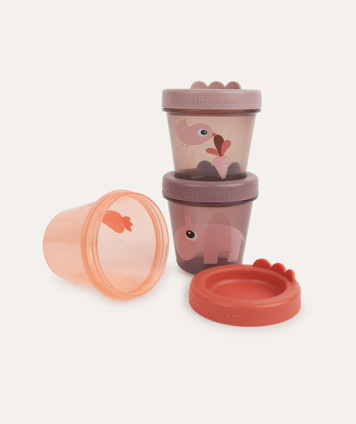 Done By Deer Baby Food Container 3pack - Ozzo Powder
