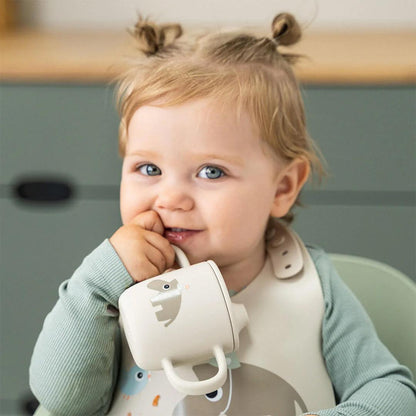 Done by Deer Silicone Bib - Celebration Sand