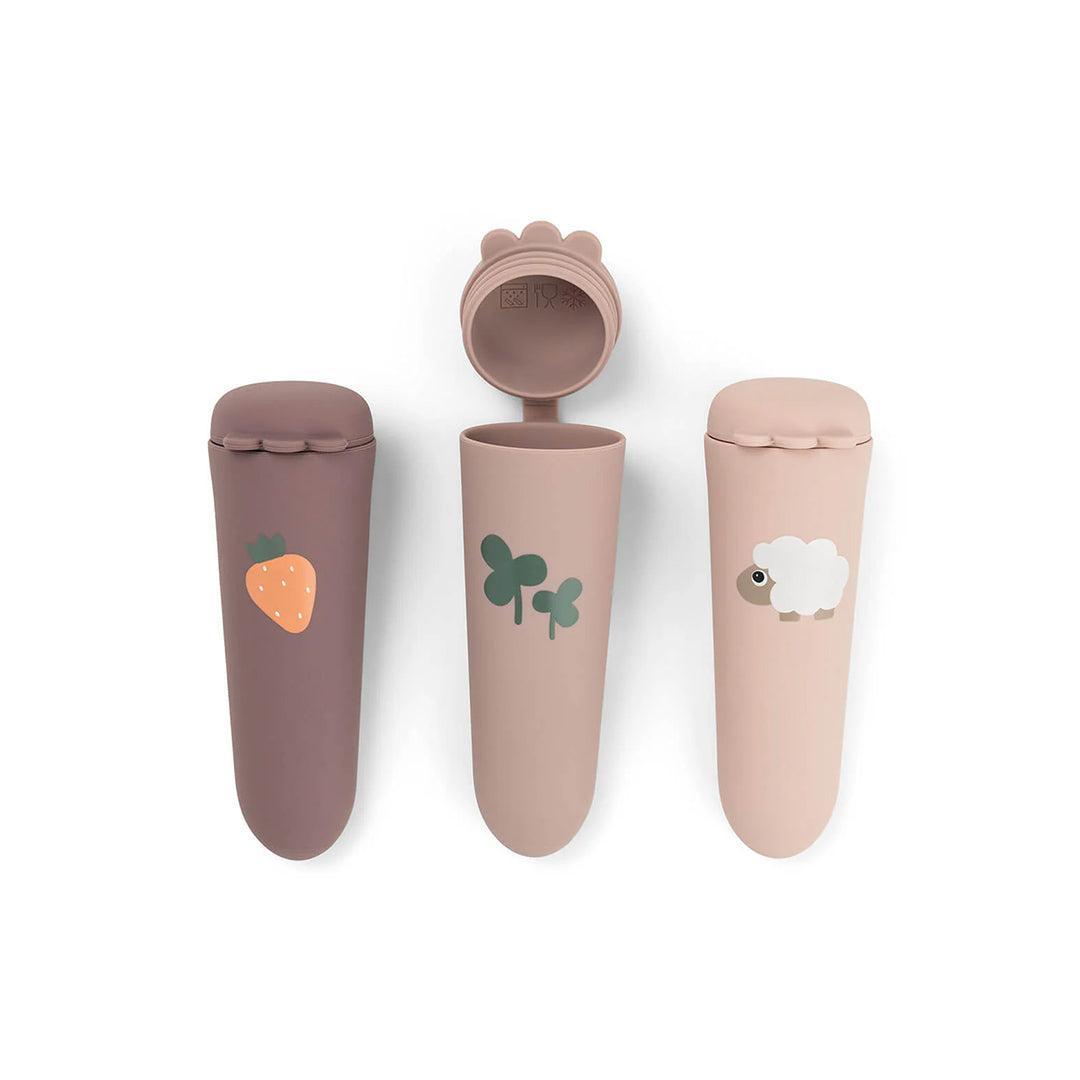 Done by Deer Silicone Ice Pops 3 Pack - Tiny Farm Powder