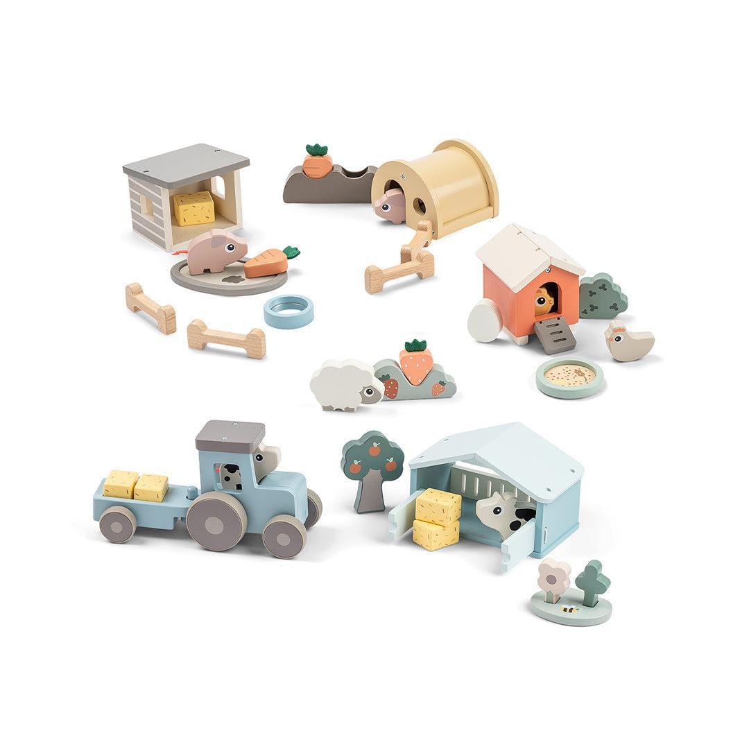 Done by Deer Tiny Farm Play Set - Clucky