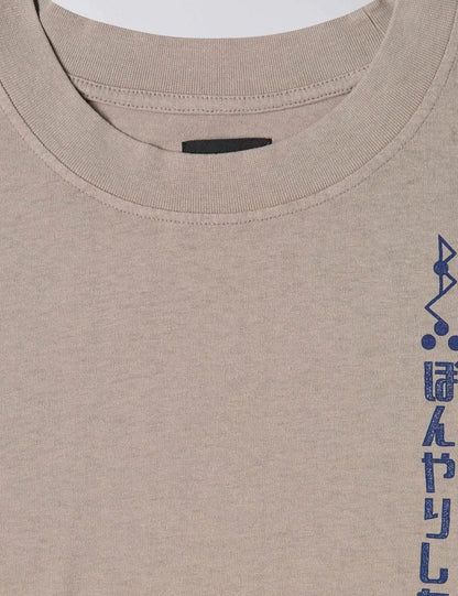 Edwin Hazy Dreams Motto LS T-Shirt - Moon Rock
