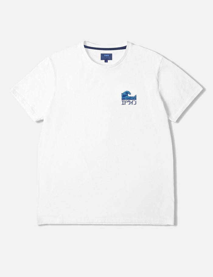Edwin The Wave T-Shirt - White