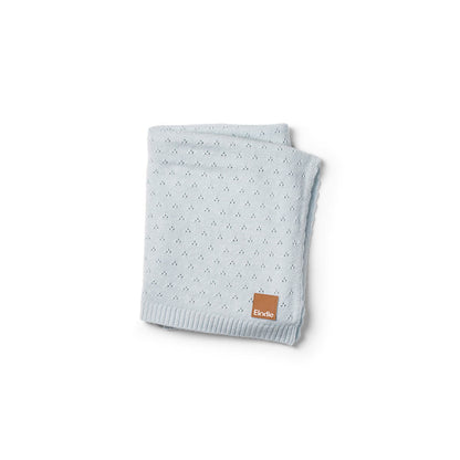Elodie Details Pointelle Blanket - Bermuda Blue