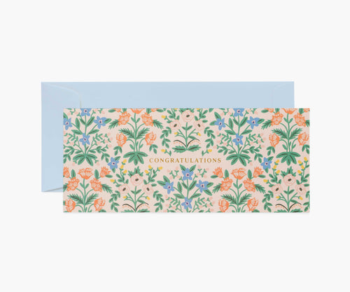 Pastel Lottie Money Holder Congrats Card - Single Card