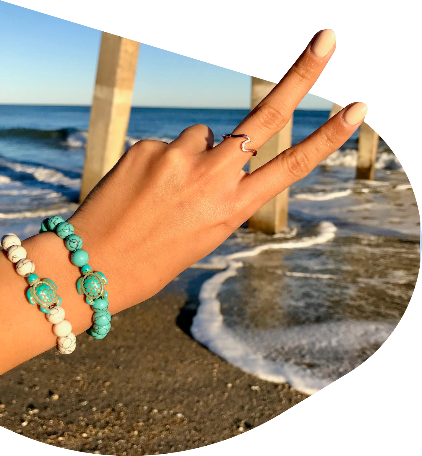 FAHLO - SEA TURTLE TRACKING BRACELET | SKY STONE