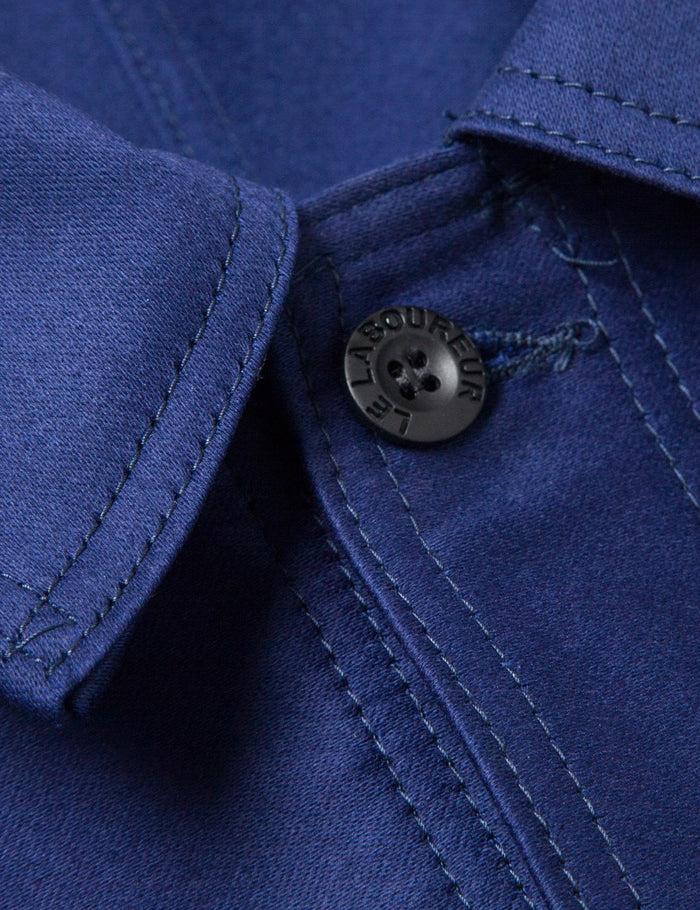 Le Laboureur Moleskin Work Jacket - Navy Blue