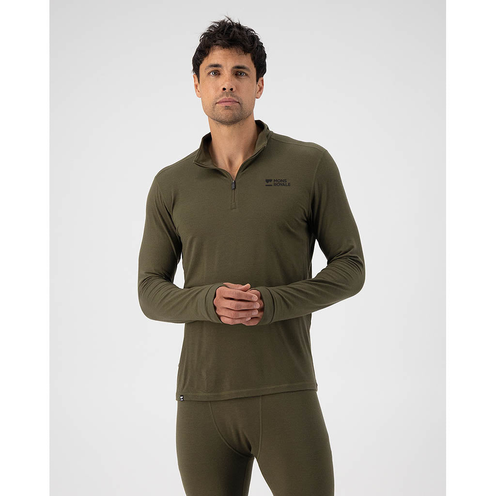 Cascade Merino 1/4 Zip LS | Men's