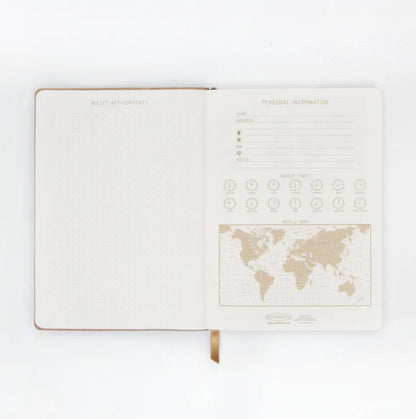 VEGAN SUEDE JOURNAL - MUSHROOM
