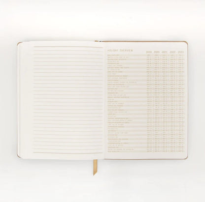 VEGAN SUEDE JOURNAL - MUSHROOM