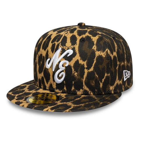 Pictured is this New Era Leopard 59FIFTY Fitted cap in black. 1