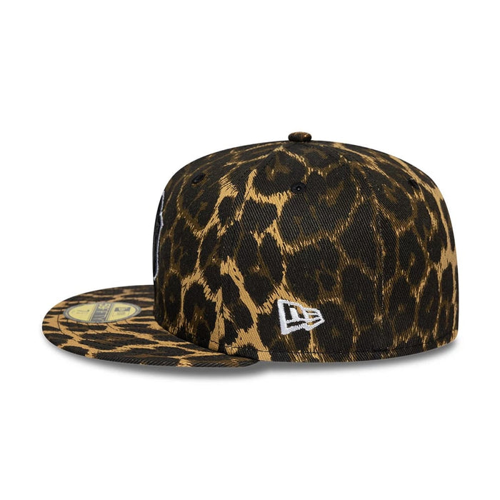 Pictured is this MLB Core Leopard New York Yankees 59FIFTY Fitted cap in black. 6