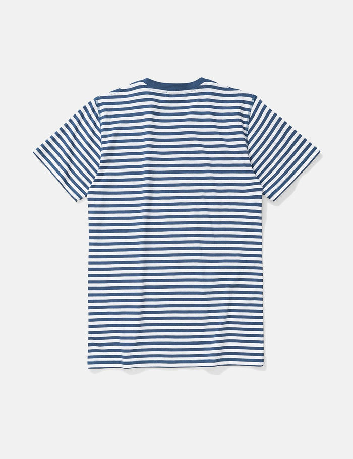Norse Projects Niels Classic Stripe T-Shirt - Annodized Blue