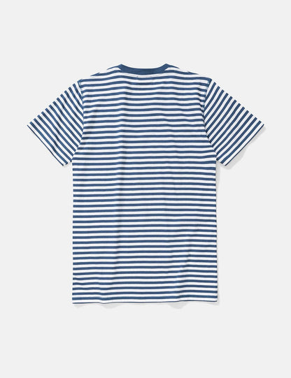 Norse Projects Niels Classic Stripe T-Shirt - Annodized Blue