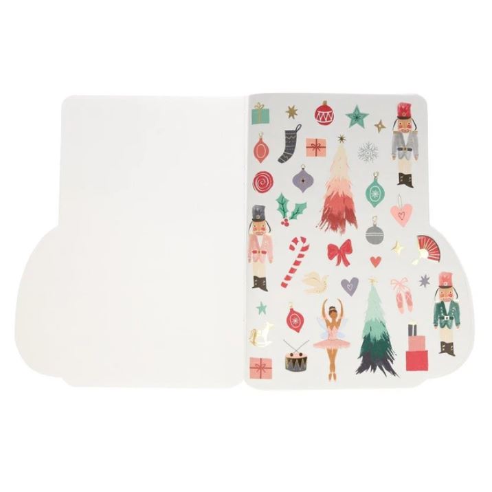 Nutcracker Sticker Sketch Book