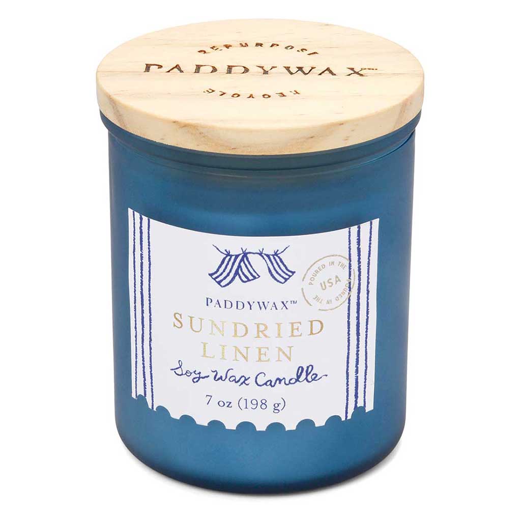 Coastal Glass Candle | Sundried Linen